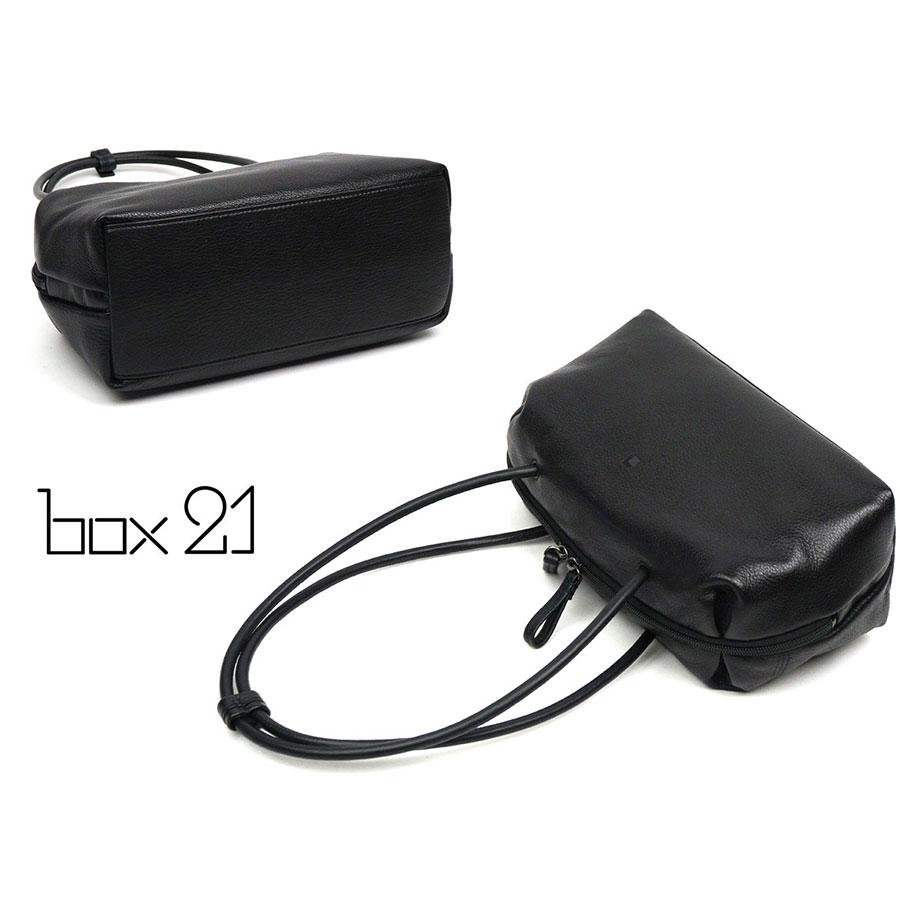 box21 トートバッグ 横型 ソフトレザー 本革 軽量 軽い きれいめ 