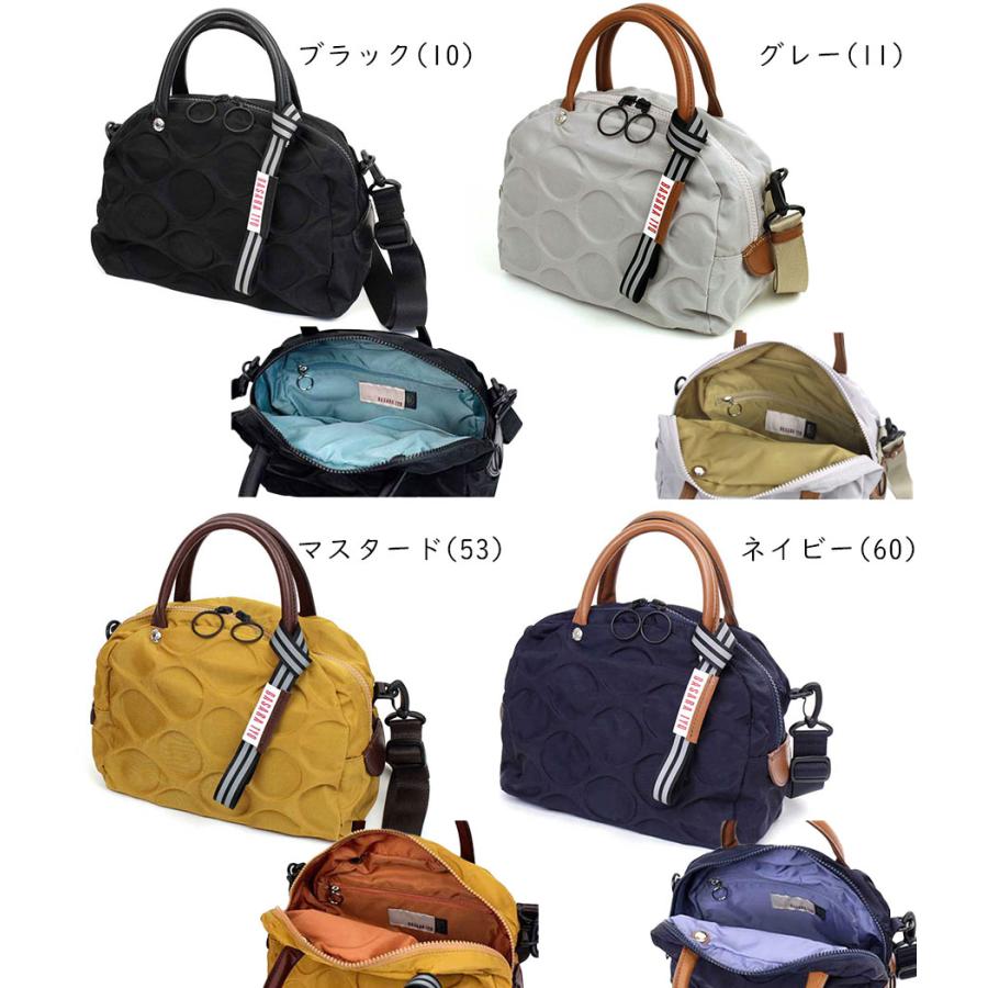 2WAYボストンショルダーバッグ 強撥水 軽量 ドット柄 BASARA TYO