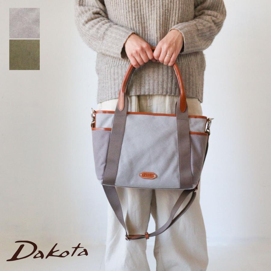 Dakota ダコタ 新品未使用 ショルダーorトートバッグ 2way Dakota（ダコタ） 2WAYショルダーバッグ 帆布 トートバッグ カラー