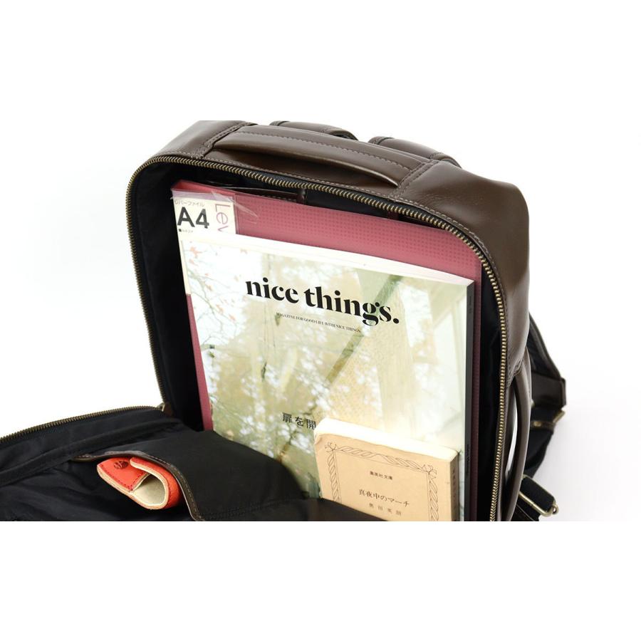 Dakota（ダコタ） ビジネスリュック 薄型 13インチ対応 牛革 本革