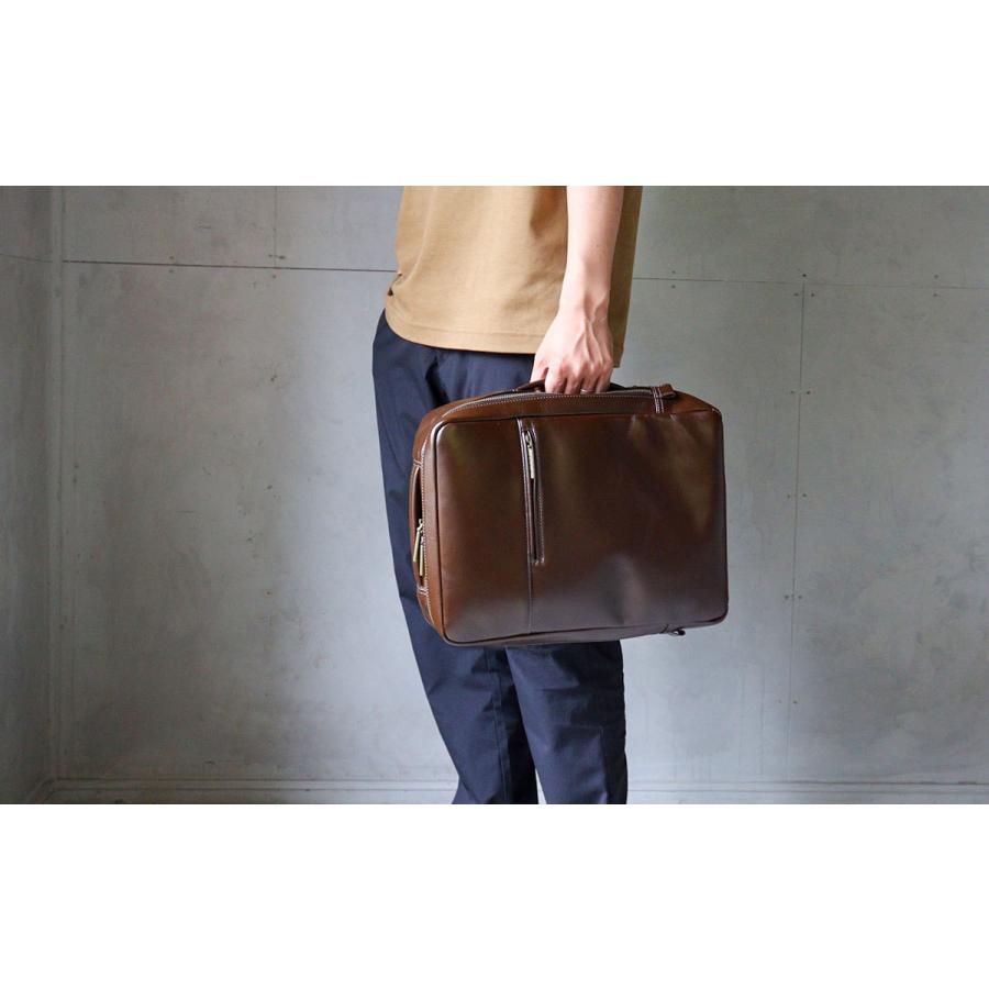 Dakota（ダコタ） ビジネスリュック 薄型 13インチ対応 牛革 本革