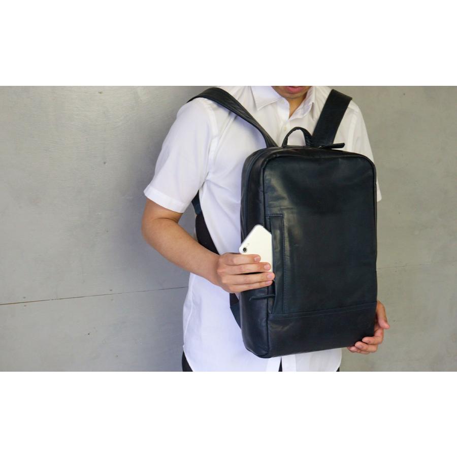 [新品未使用品]Dakota ダコタ　黒 革リュック・バックパック　タグ付き Dakota（ダコタ） リュック デイパック 馬革 Dakota BLACK LABEL