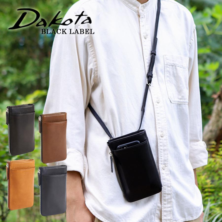 Dakota スマホショルダーバッグ メンズ ダコタ BLACKLABEL Dakota スマホショルダーバッグ メンズ ダコタ BLACKLABEL