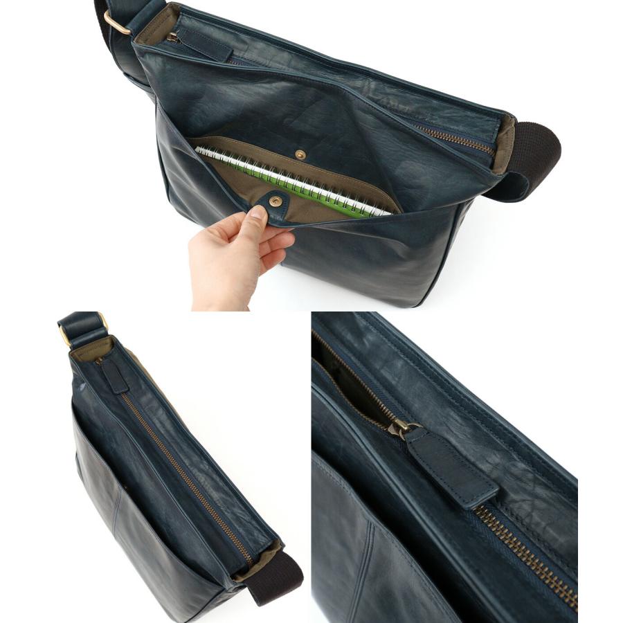 ダコタ ショルダーバッグ フラップ ポケット A4 馬革 Dakota BLACK LABEL ホースト3 1623806 1622806の画像