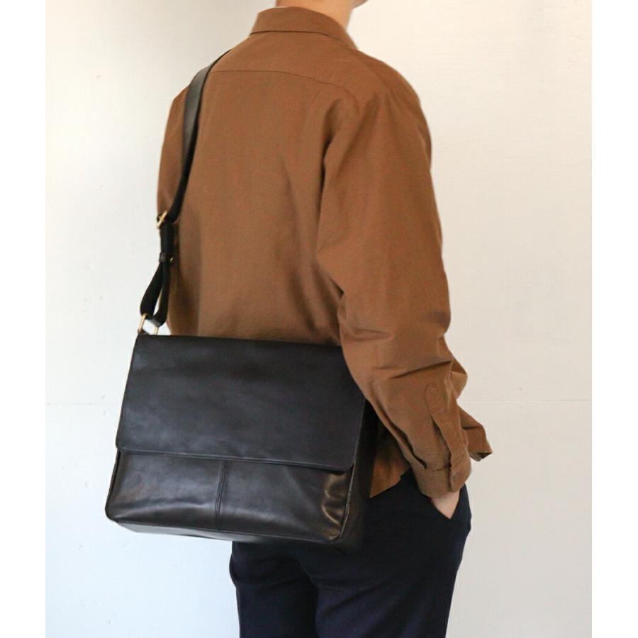 ダコタ ショルダーバッグ フラップ ポケット A4 馬革 Dakota BLACK LABEL ホースト3 1623806 1622806の画像