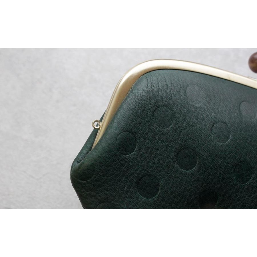 Folna 財布 がま口長財布 親子がま口 フォルナ ドット 木玉 ウッド