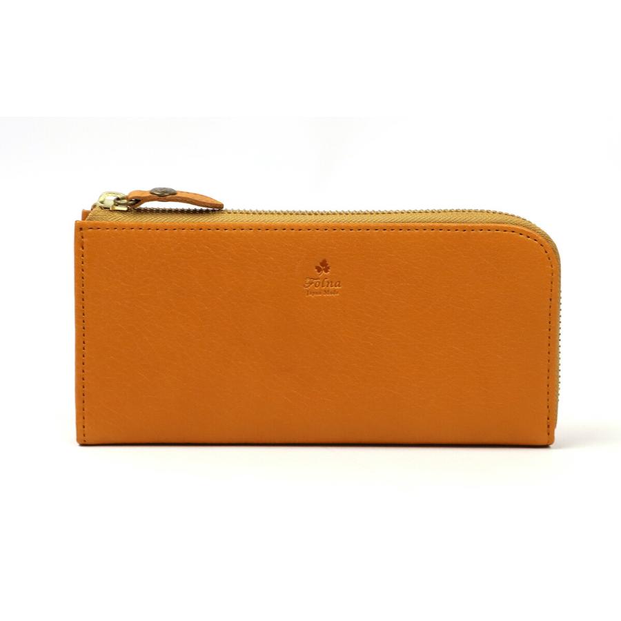 新品　フォルナ　長財布　L字型　　本革　日本製 Folna 長財布 L字ファスナー ボックス型小銭入れ フォルナ ナチュラル