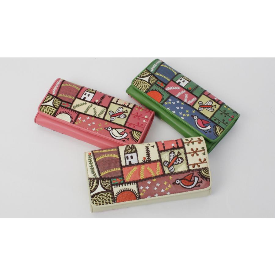 Jocomomola（ホコモモラ） 長財布 カンポ 牛革 ピッグ箔 5388002