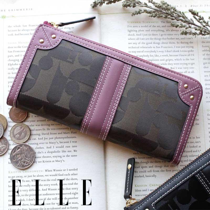 ELLE（エル） 長財布 L字ファスナー シェリールII 5435609 5430109 
