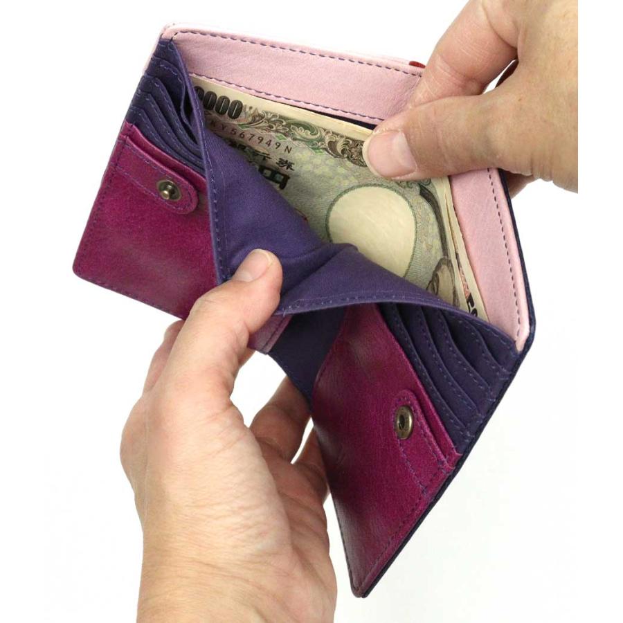 Sybilla カードケース 縦型 ミニ財布 観音開き 財布機能付き Sybilla カードケース 縦型 ミニ財布 観音開き 財布機能付き