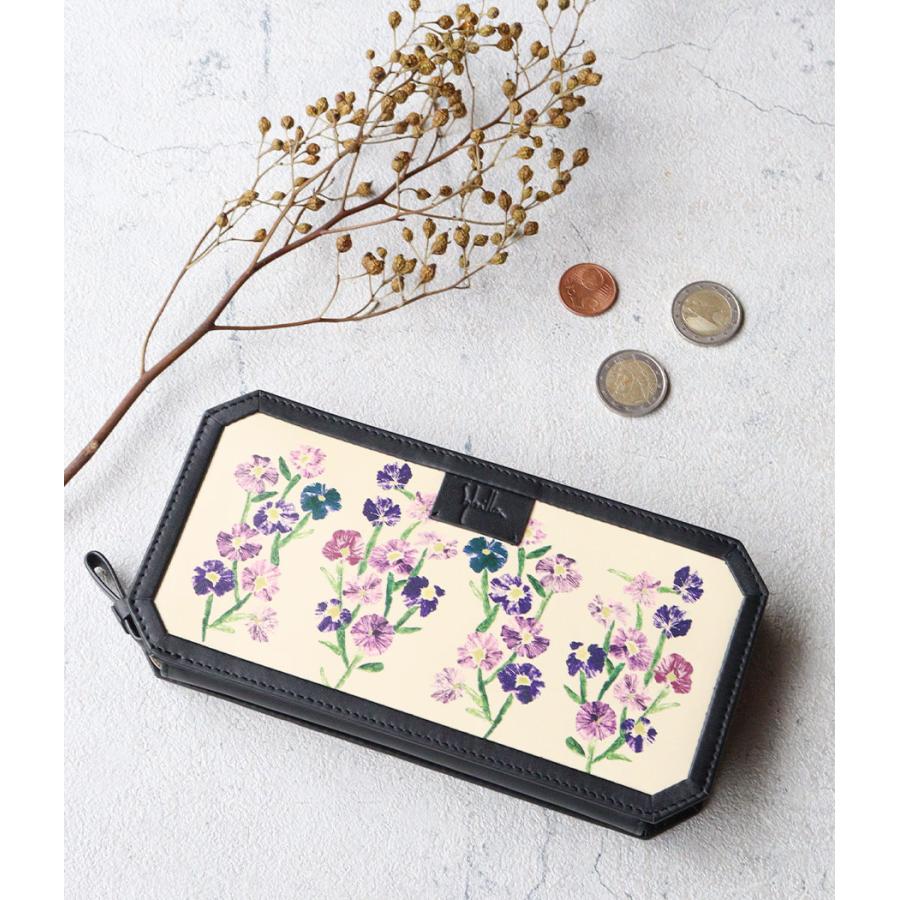 Sybilla（シビラ） ラウンドファスナー長財布 プリント ユニーク