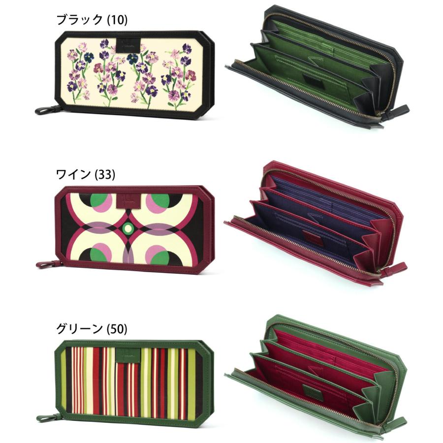 Sybilla（シビラ） ラウンドファスナー長財布 プリント ユニーク