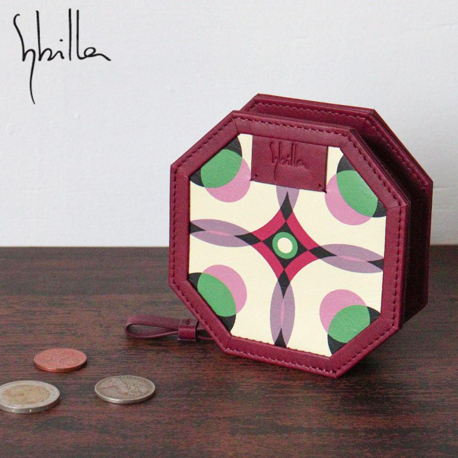 Sybilla 小銭入れ コインケース マルチケース プリント ユニーク