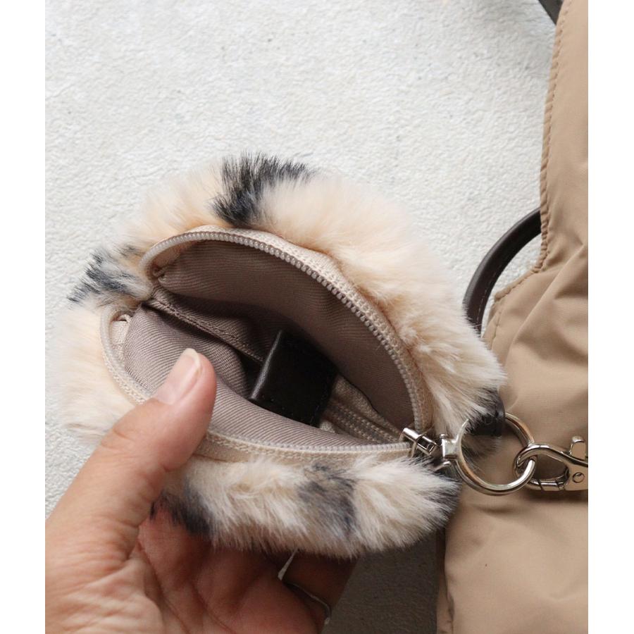 ELLE（エル） 2WAYバッグ 秋冬 トート ショルダーバッグ ふわふわ 