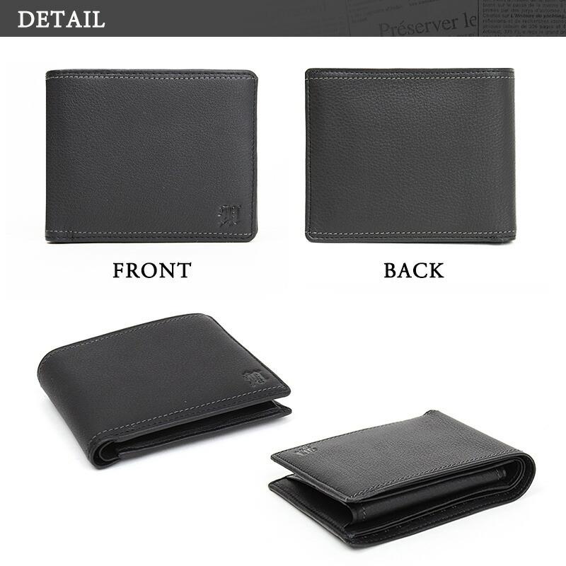 ✨極美品✨　CULLNI クルニ　二つ折り財布 グレー/ブラック　箱　巾着袋付 楽天市場】NICOLE ニコル メンディII 二つ折り財布 小銭入れなし 牛革