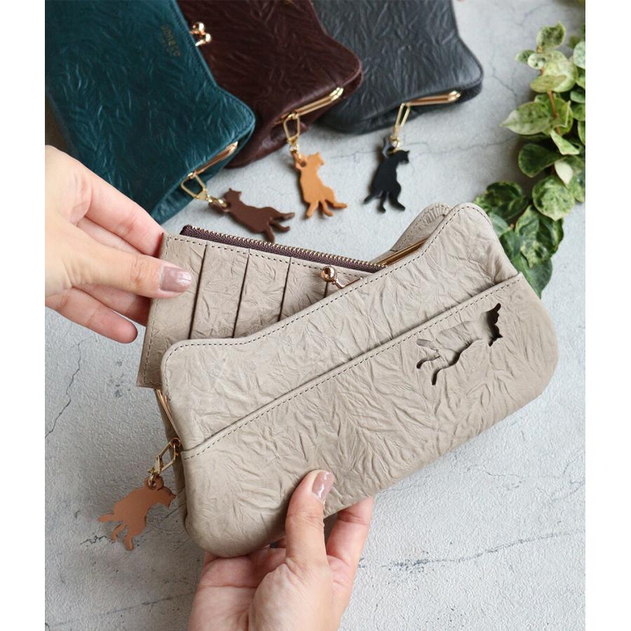 aoneco アオネコ がま口長財布 保護ネコ支援 フラグメントケース an001