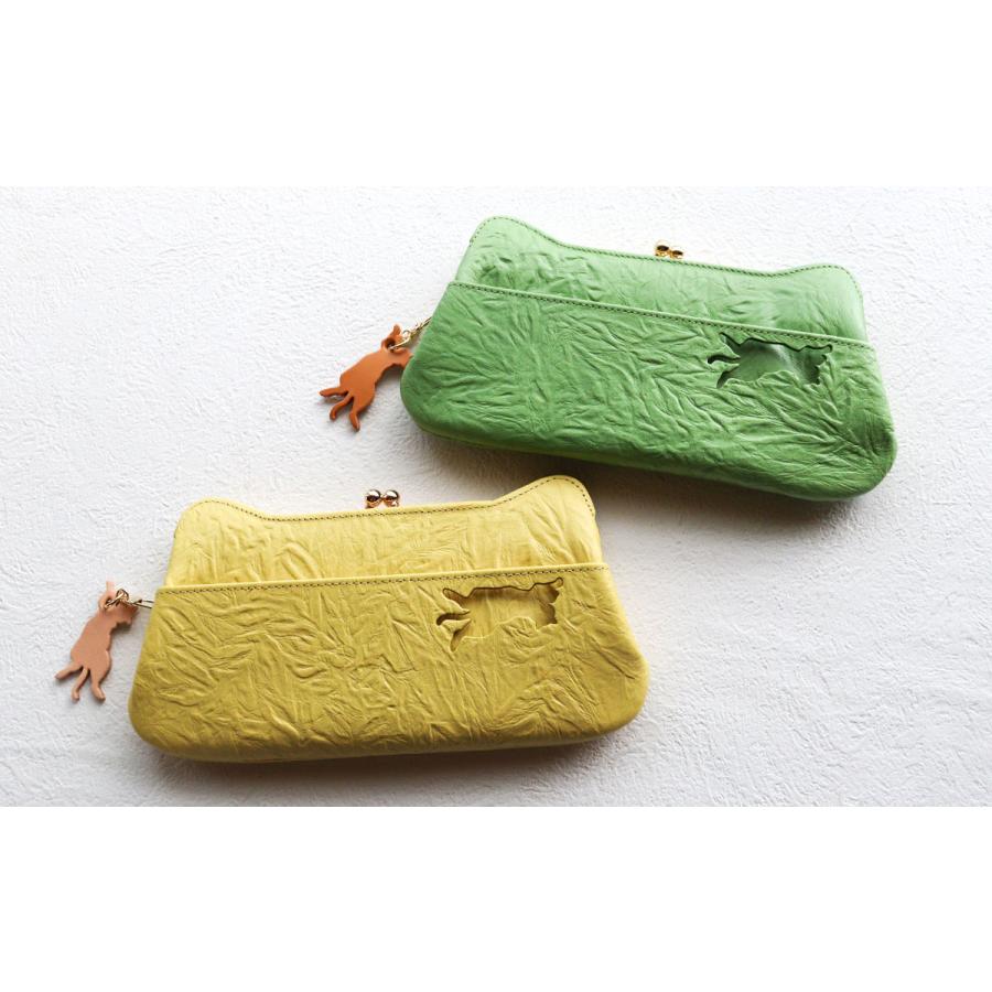 aoneco アオネコ がま口長財布 保護ネコ支援 フラグメントケース an001