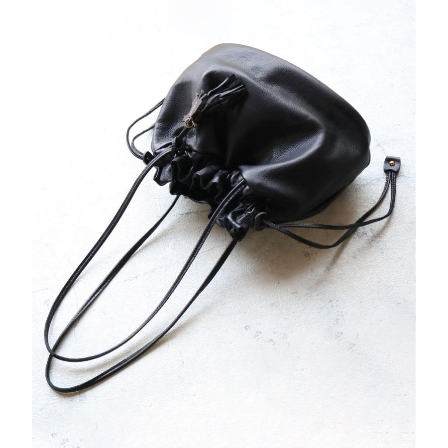 aoneco（アオネコ） 巾着トート レザー 保護ネコ支援 an056 猫 ねこ
