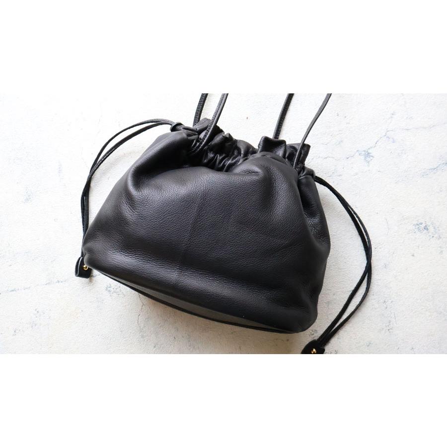 aoneco（アオネコ） 巾着トート レザー 保護ネコ支援 an056 猫 ねこ