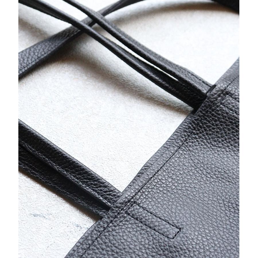 2WAYバッグ A4 トート 薄マチ 斜め掛け 本革 イタリーシュリンクレザー blancle ブランクレ S.LEATHER GUSSETTE 2WAY BAG 日本製 bc1371の画像