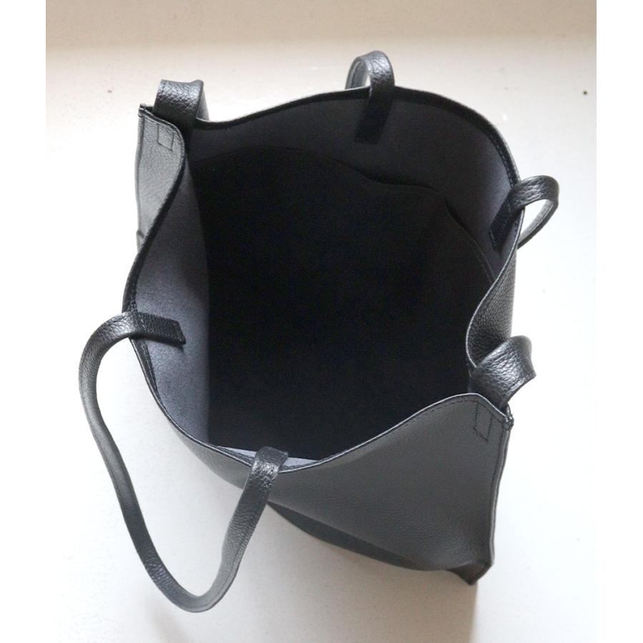 2WAYバッグ A4 トート 薄マチ 斜め掛け 本革 イタリーシュリンクレザー blancle ブランクレ S.LEATHER GUSSETTE 2WAY BAG 日本製 bc1371の画像