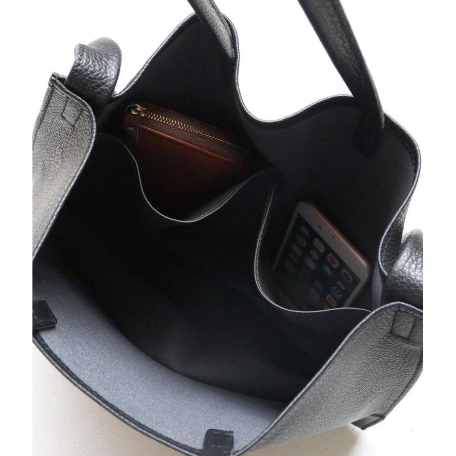 2WAYバッグ A4 トート 薄マチ 斜め掛け 本革 イタリーシュリンクレザー blancle ブランクレ S.LEATHER GUSSETTE 2WAY BAG 日本製 bc1371の画像