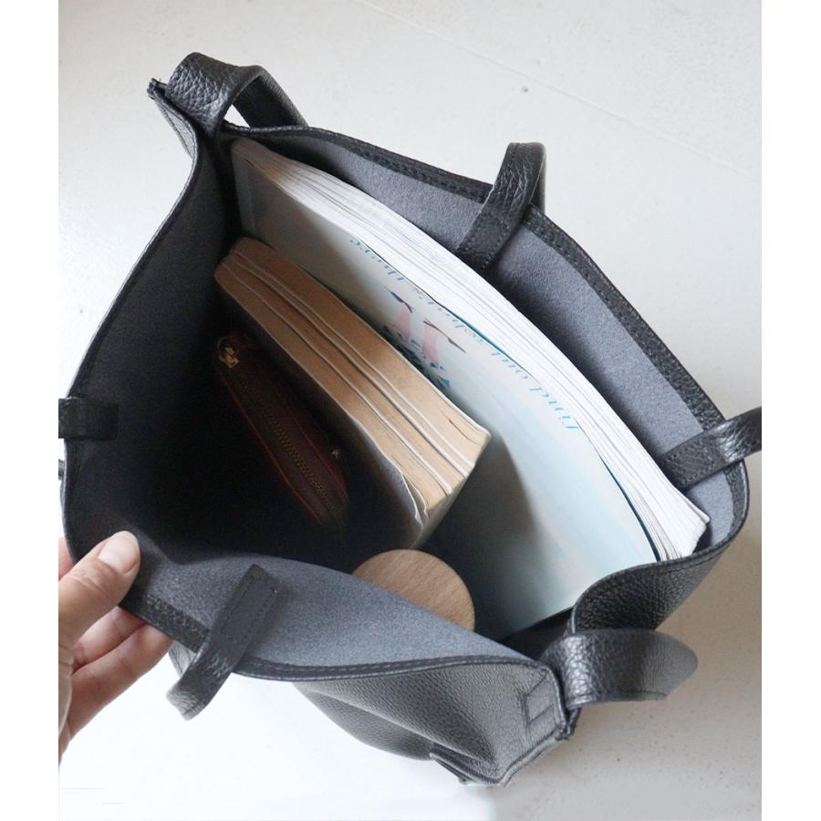 2WAYバッグ A4 トート 薄マチ 斜め掛け 本革 イタリーシュリンクレザー blancle ブランクレ S.LEATHER GUSSETTE 2WAY BAG 日本製 bc1371の画像
