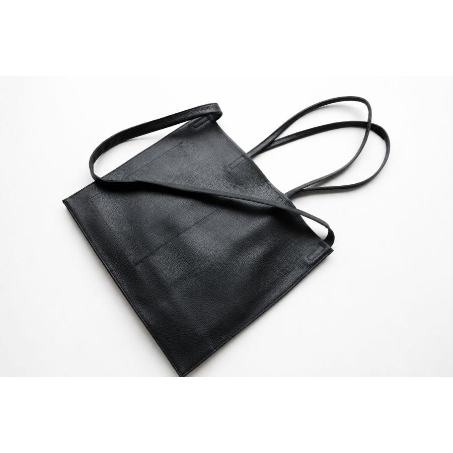 2WAYバッグ A4 トート 薄マチ 斜め掛け 本革 イタリーシュリンクレザー blancle ブランクレ S.LEATHER GUSSETTE 2WAY BAG 日本製 bc1371の画像