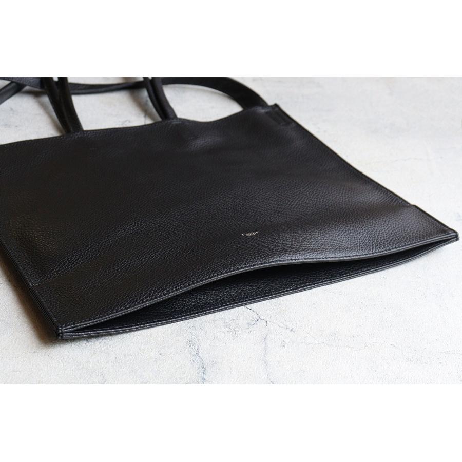 2WAYバッグ A4 トート 薄マチ 斜め掛け 本革 イタリーシュリンクレザー blancle ブランクレ S.LEATHER GUSSETTE 2WAY BAG 日本製 bc1371の画像
