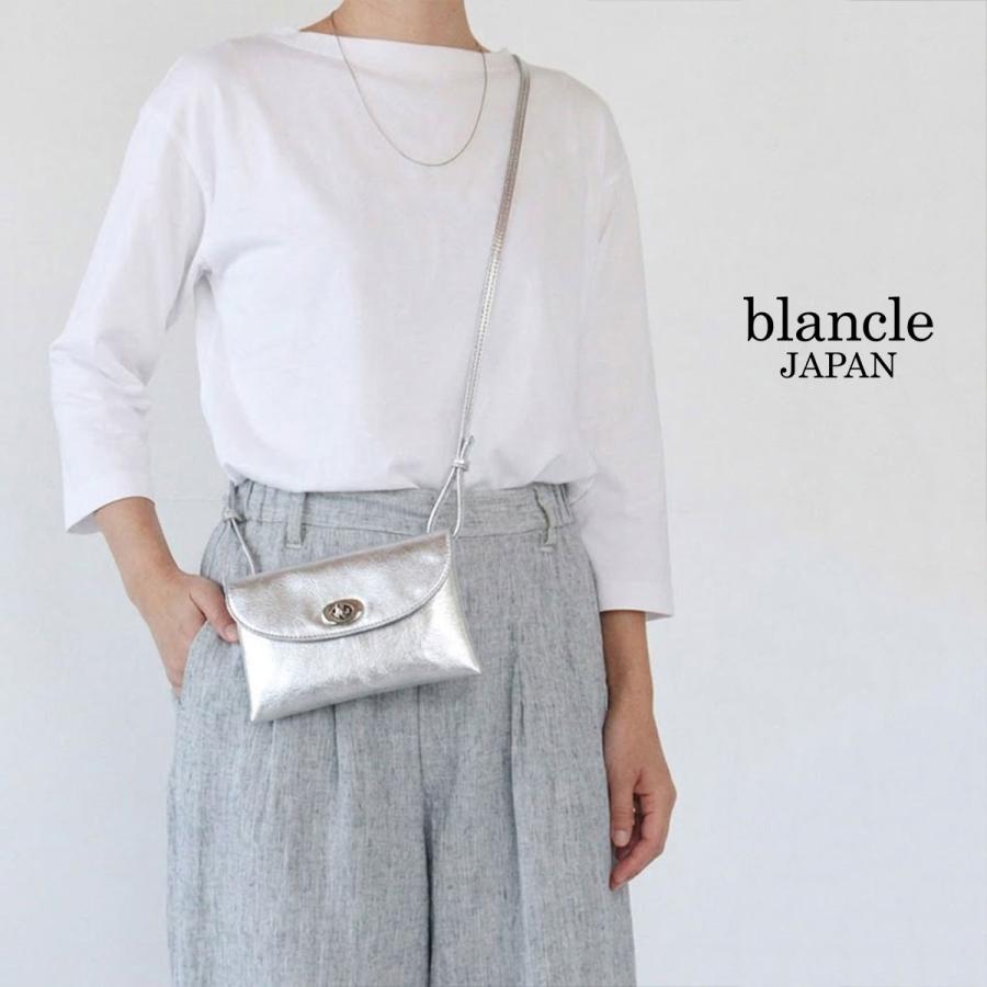 blancle ミニショルダー お財布ショルダー ひねり金具 本革 イタリー 