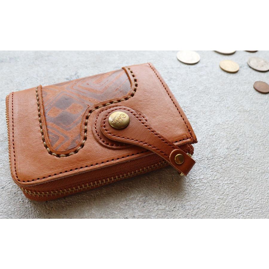 robita（ロビタ） 財布 二つ折り BATIK バティック染め ろうけつ染め