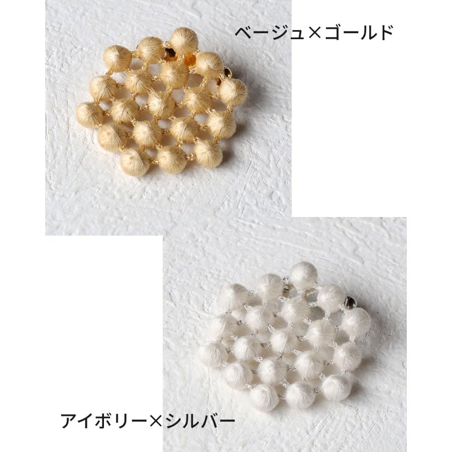 ブローチ ハニカムブローチ 000 Triple O トリプルオゥ アクセサリー