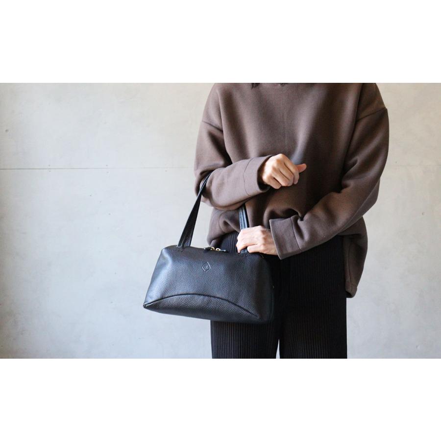 クレドラン サイエ ボストンバッグ 本革 軽量 ブラック黒 肩掛け CLEDRAN（クレドラン） ボストンバッグ ワイドボストン SCIE サイエ