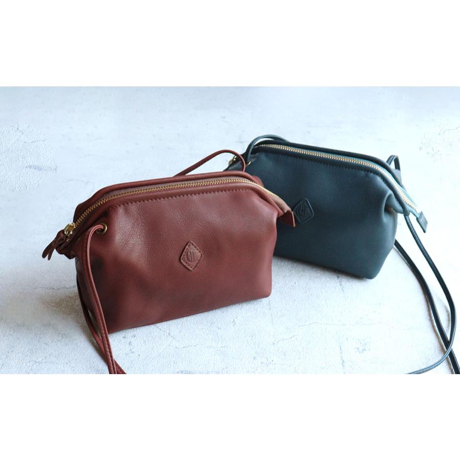 CLEDRAN（クレドラン） 口枠型ミニショルダーバッグ TANTE タンテ 本革