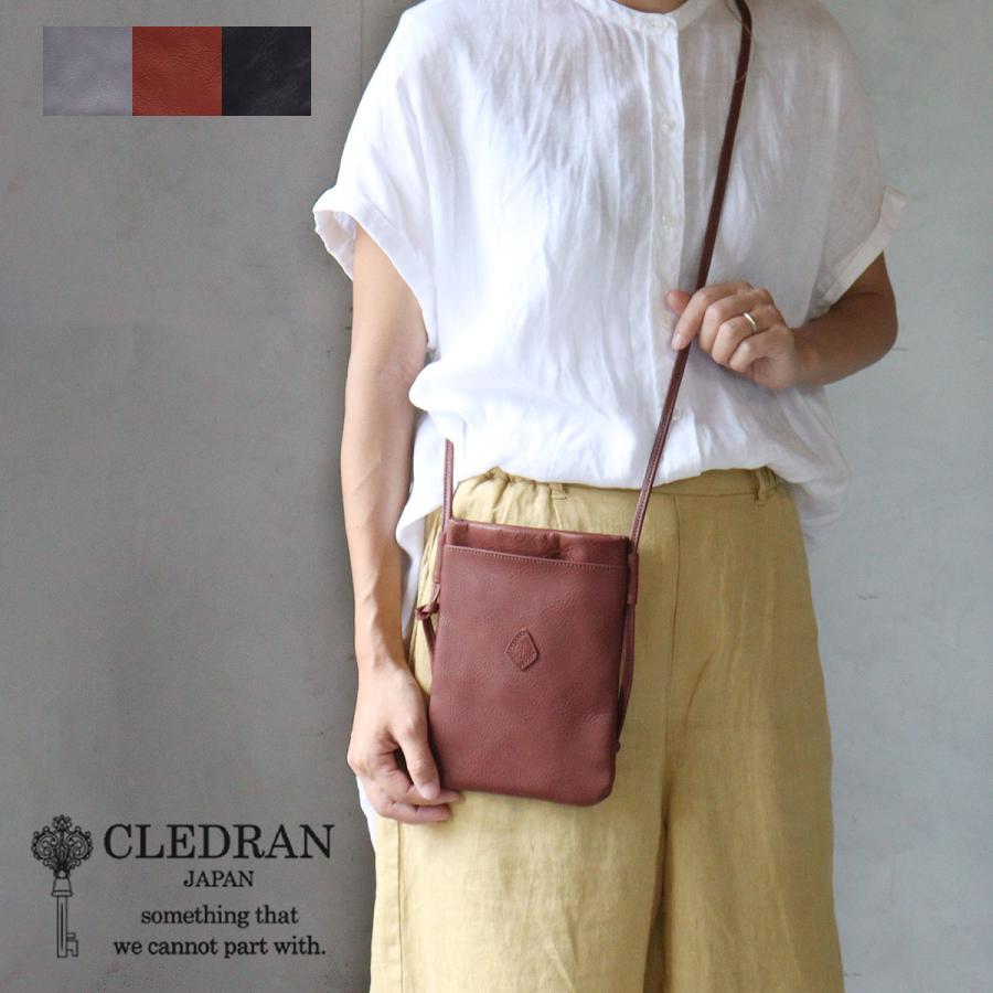 CLEDRAN（クレドラン） スマホショルダー ミニポーチ スリムショルダー