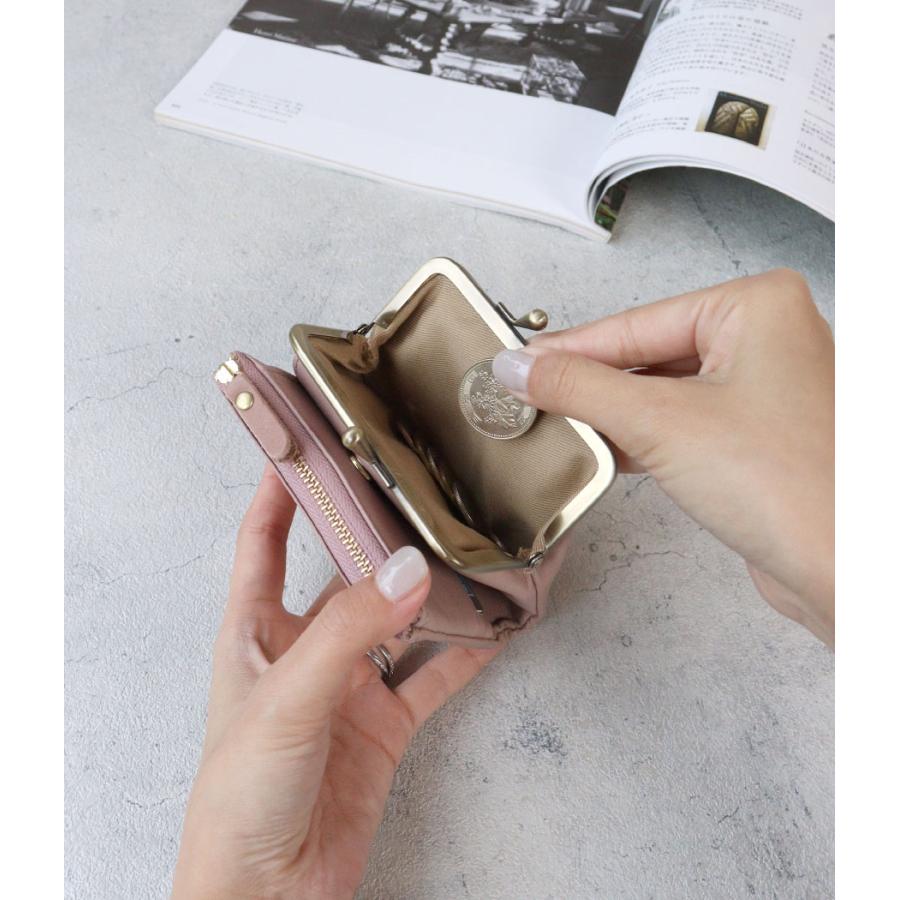 CLEDRAN（クレドラン） 二つ折り財布 がま口小銭入れ VIF ヴィフ