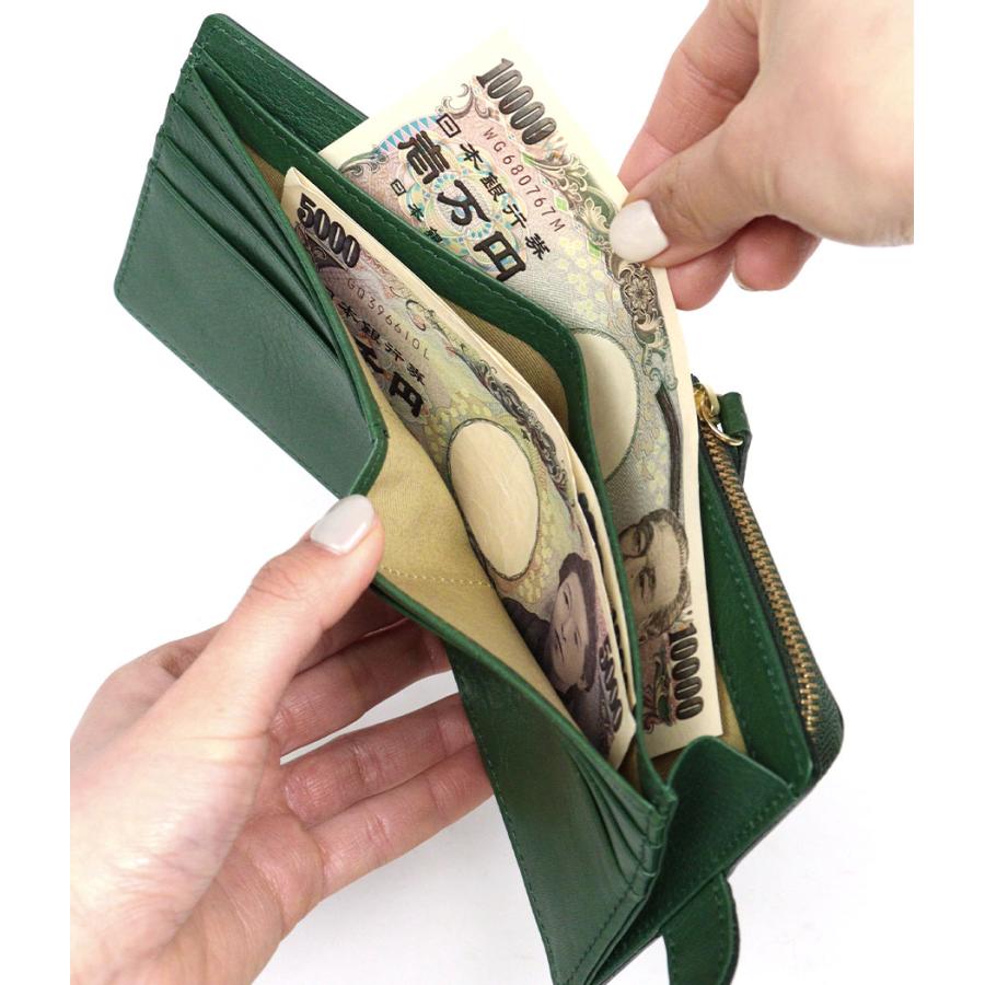 CLEDRAN（クレドラン） 二つ折り財布 L字ファスナー JOUR(ジュール