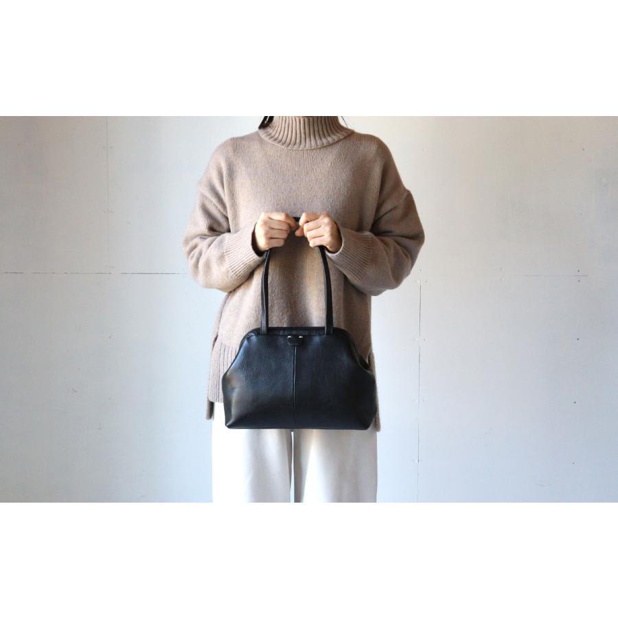 CLEDRAN（クレドラン） 口枠付き ボストントート PURSE BOSTON GIN