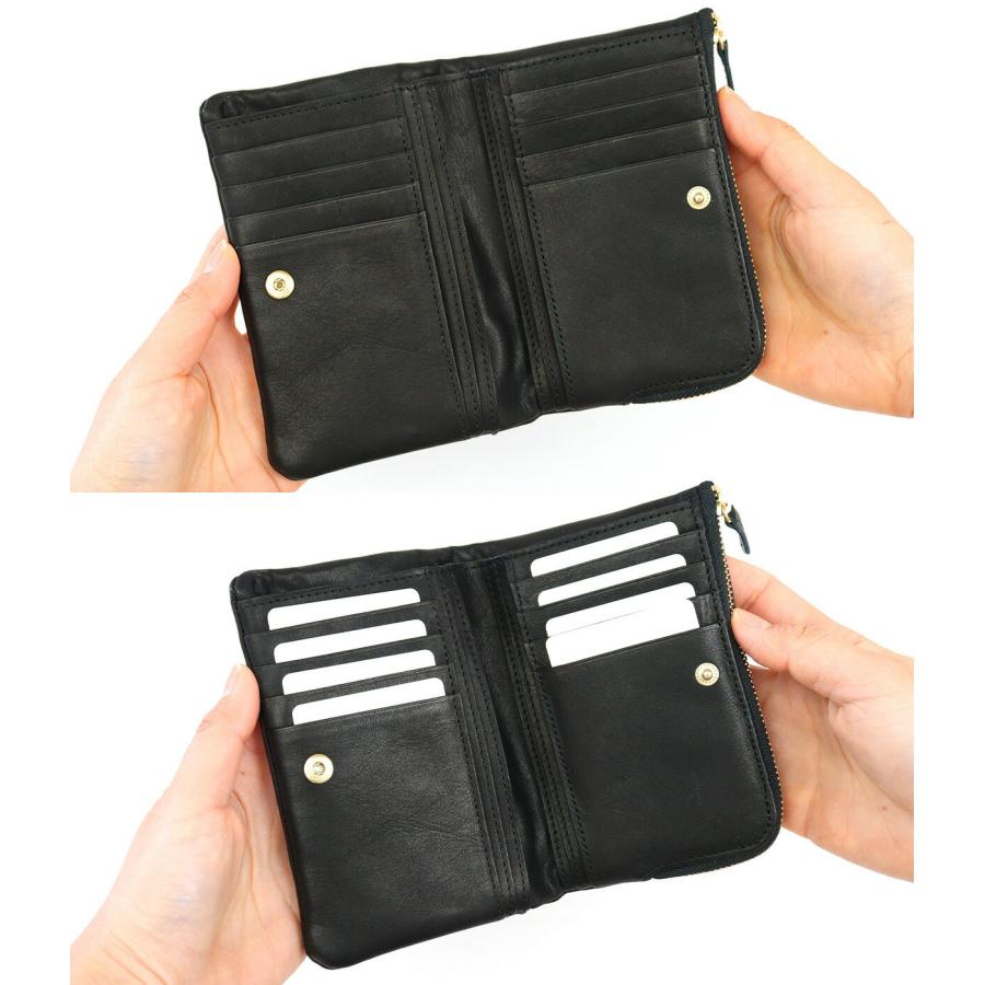 CLEDRAN 二つ折り財布 L字ファスナー (クレドラン) RON(ロン CLEDRAN 二つ折り財布 L字ファスナー (クレドラン) RON(ロン
