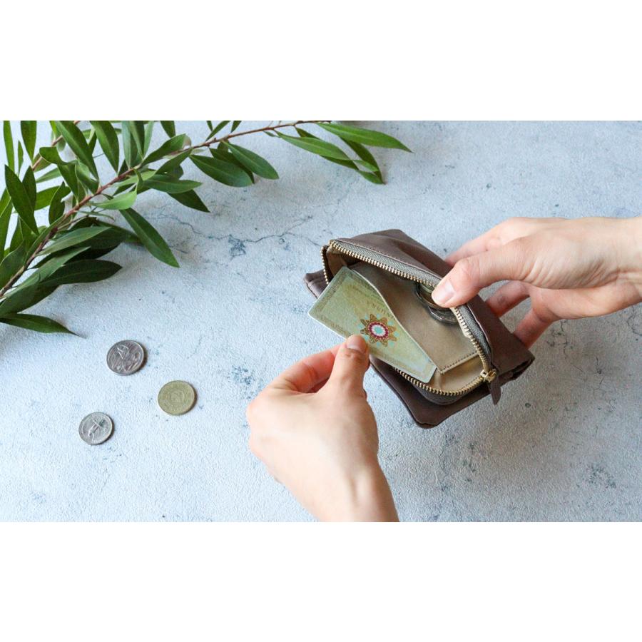 CLEDRAN（クレドラン） 二つ折り財布 L字ファスナー RON(ロン) WALLET