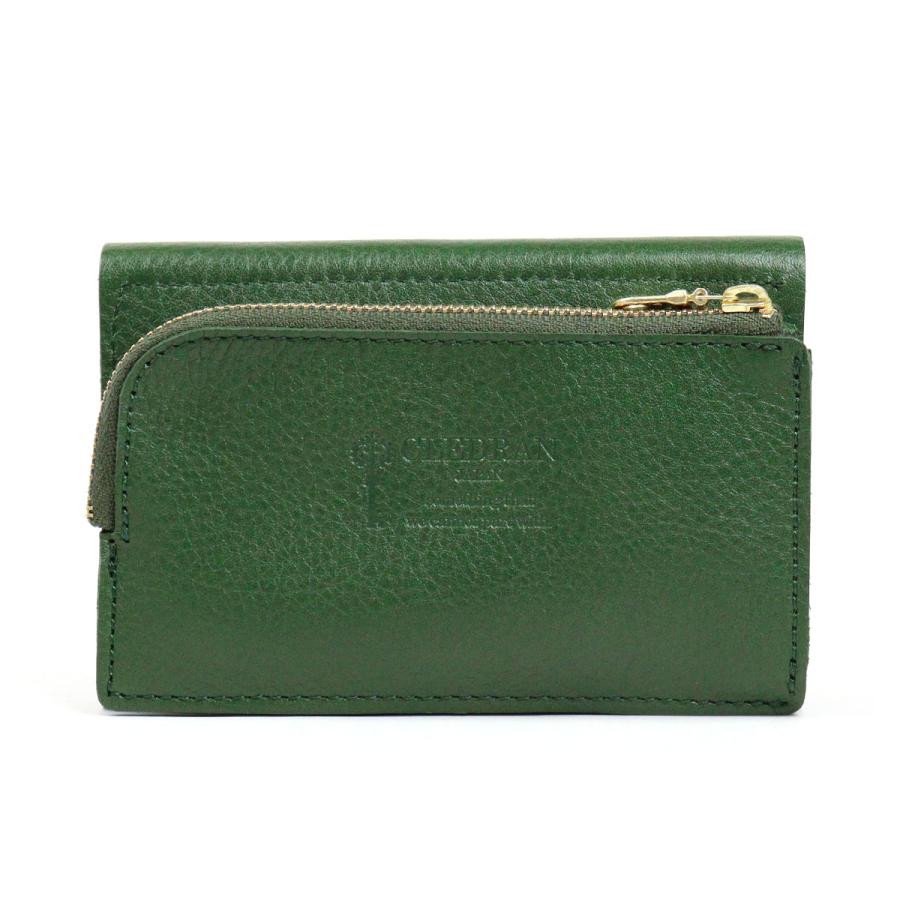 フラップ二つ折り財布 L字ファスナー CLEDRAN (クレドラン)  D.MONO(ドゥ モノ)  WALLET cl3694 日本製｜arista｜14