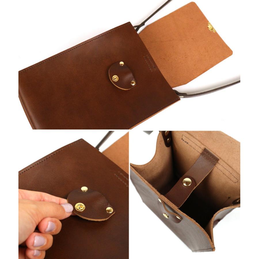 CLEDRAN（クレドラン） フラップショルダーバッグ 縦型 金具 QUER(クア