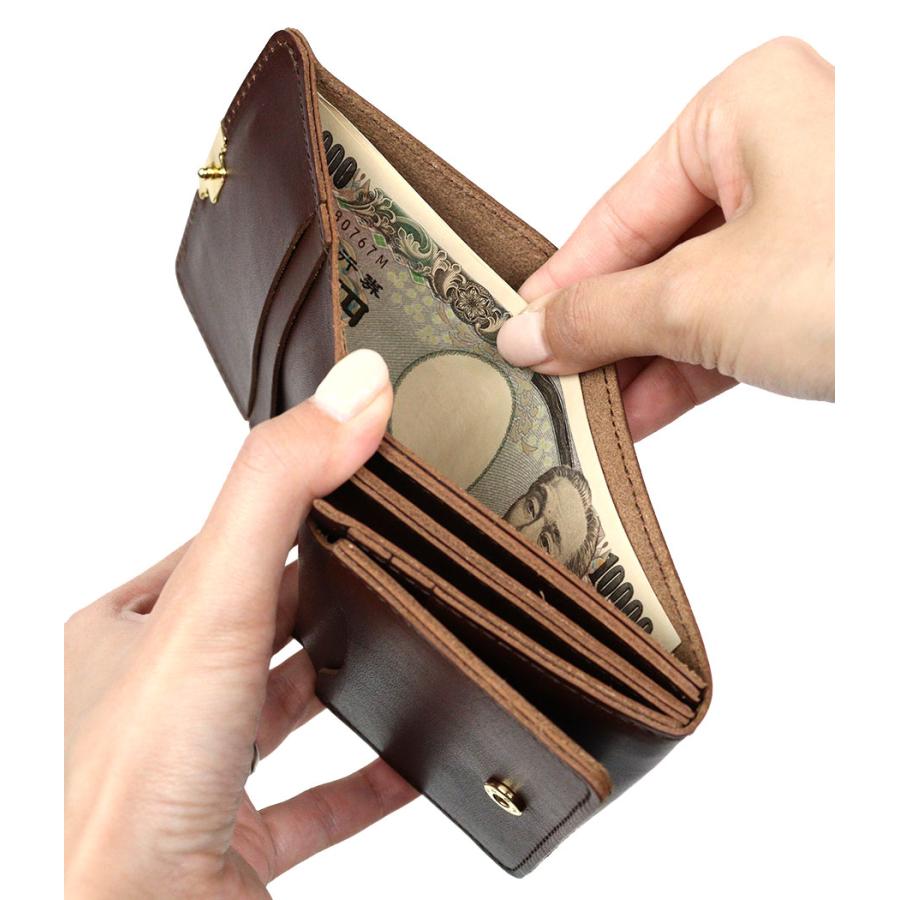 二つ折り財布 かぶせデザイン コンパクト CLEDRAN (クレドラン)  QUER(クア)  WALLET cl3729 日本製｜arista｜20