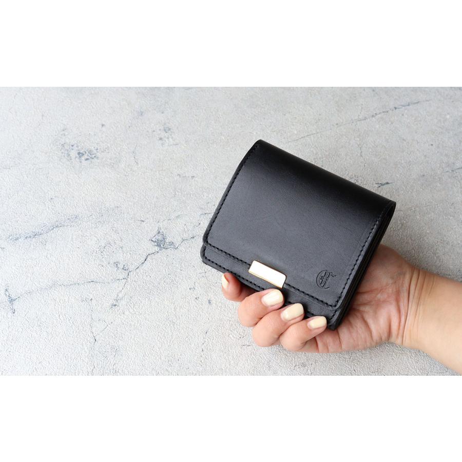 CLEDRAN（クレドラン） 二つ折り財布 かぶせデザイン コンパクト QUER