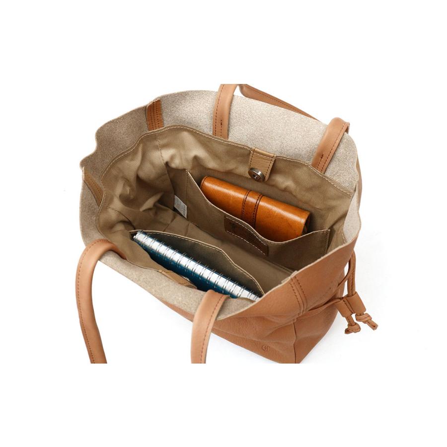 CLEDRAN（クレドラン） 巾着トートバッグ BULE (ブル) 本革 牛革 軽量