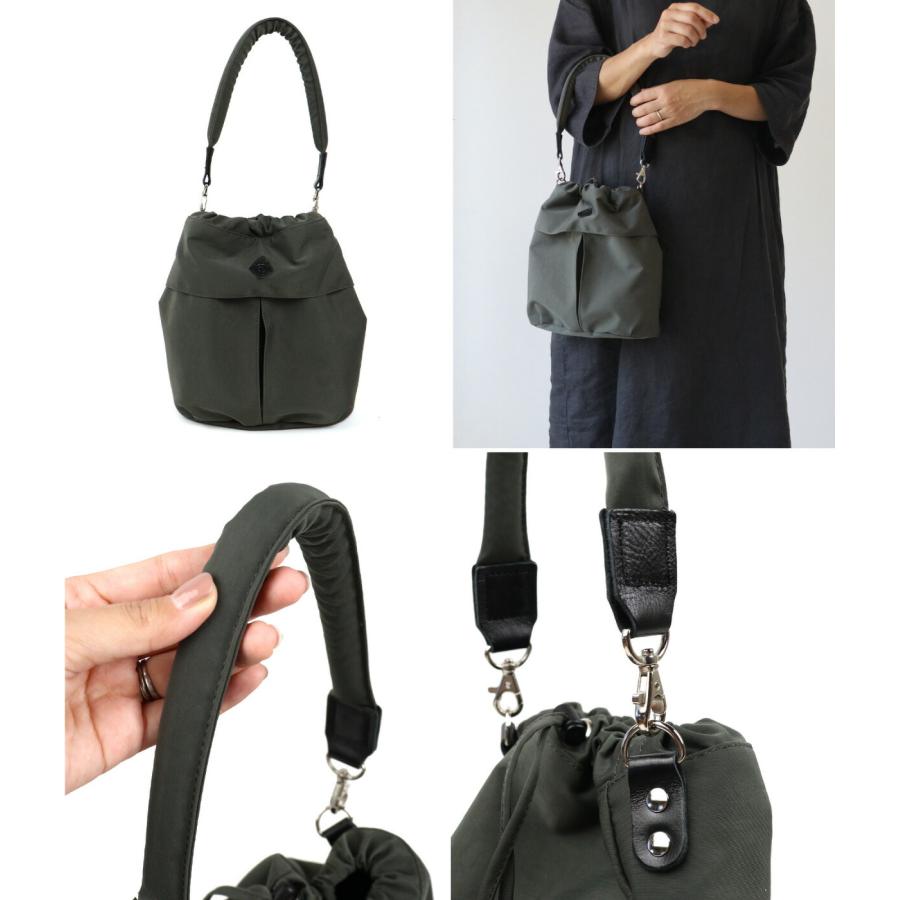 CLEDRAN（クレドラン） 2WAYショルダーバッグ 巾着バッグ ナイロン