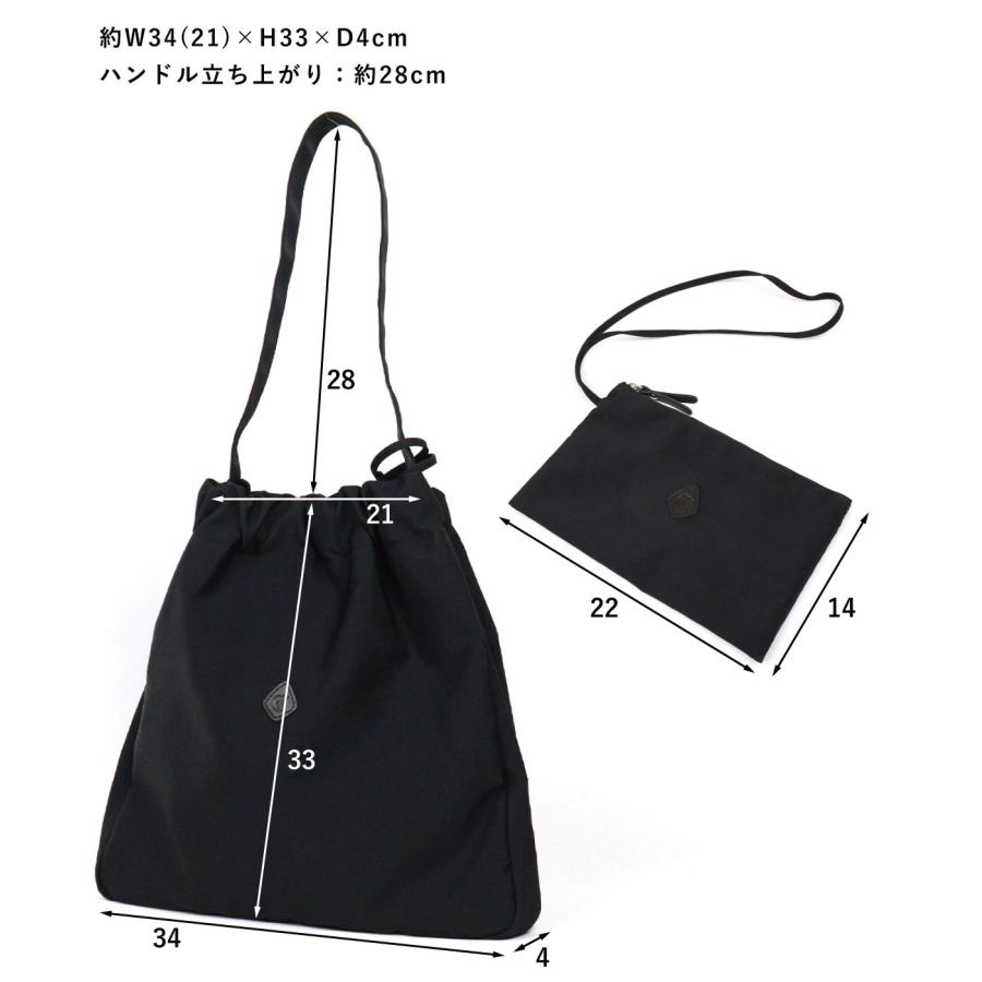 CLEDRAN（クレドラン） ワンショルダーバッグ ポーチ付き ナイロン