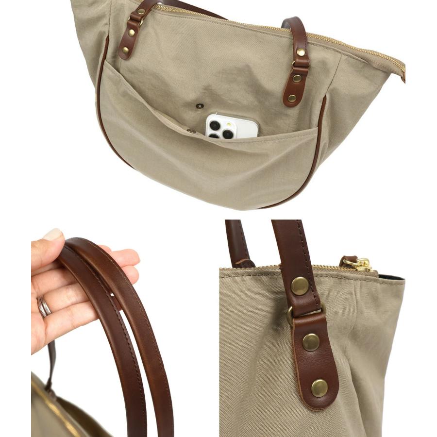 CLEDRAN（クレドラン） トートバッグ ナイロン 半円型 パイピング LALI