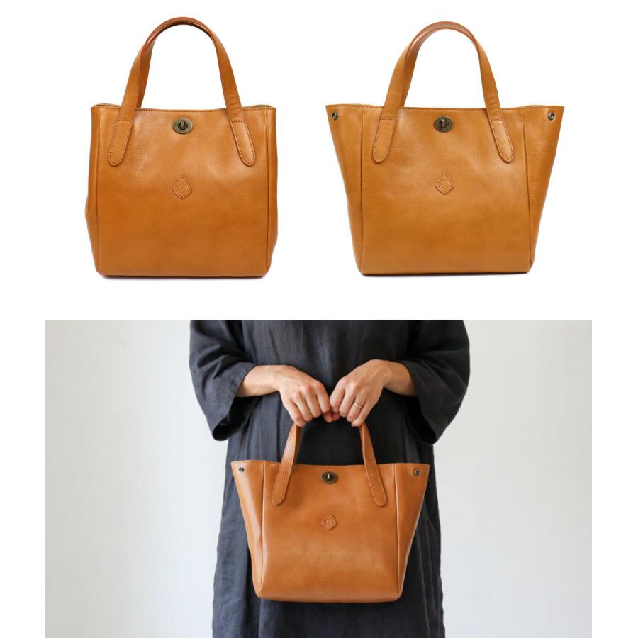 CLEDRAN（クレドラン） トートバッグ スクエア ひねり金具