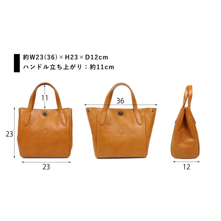 CLEDRAN（クレドラン） トートバッグ スクエア ひねり金具